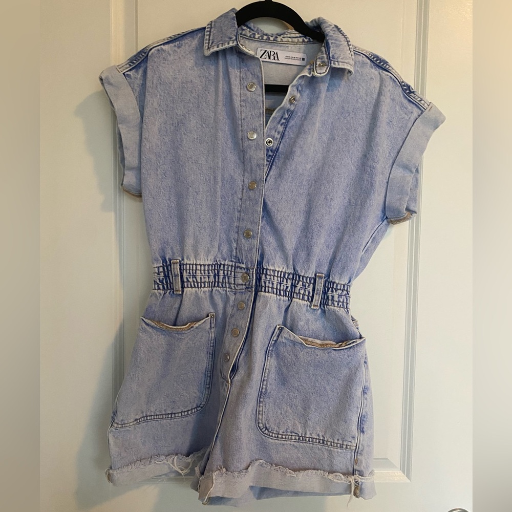 Denim Zara romper / jumpsuit